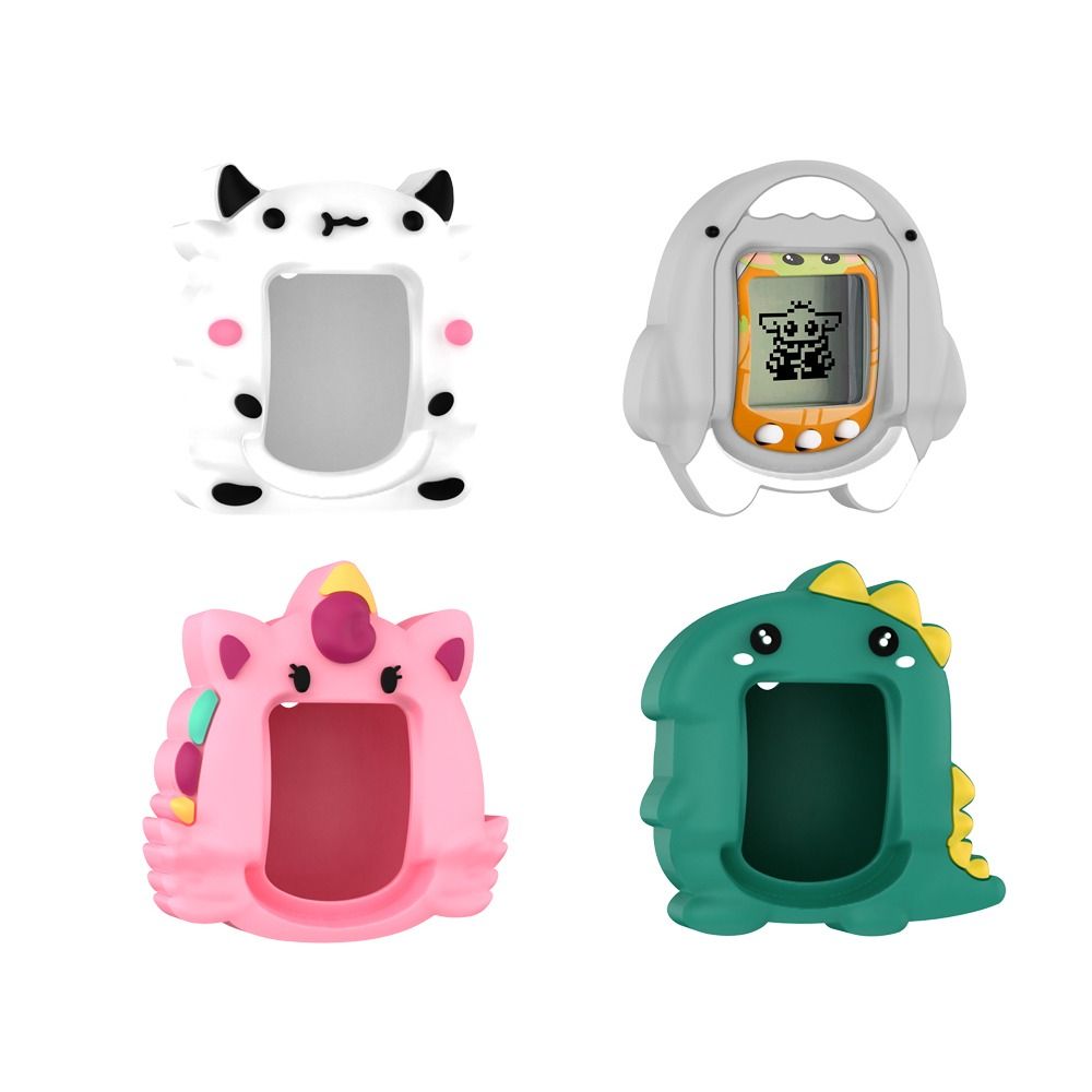 Tamagotchi Electronic Pet Virtual - 실리콘 소재의 게임기 케이스, 만화 디자인,
