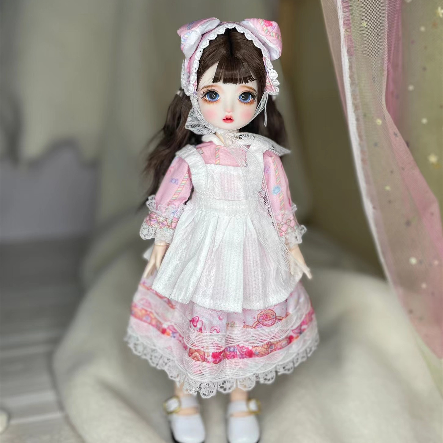 Bjd Doll 1 6 Full Set With Clothes - 1/6 스케일 슈퍼 귀여운 패션 인형