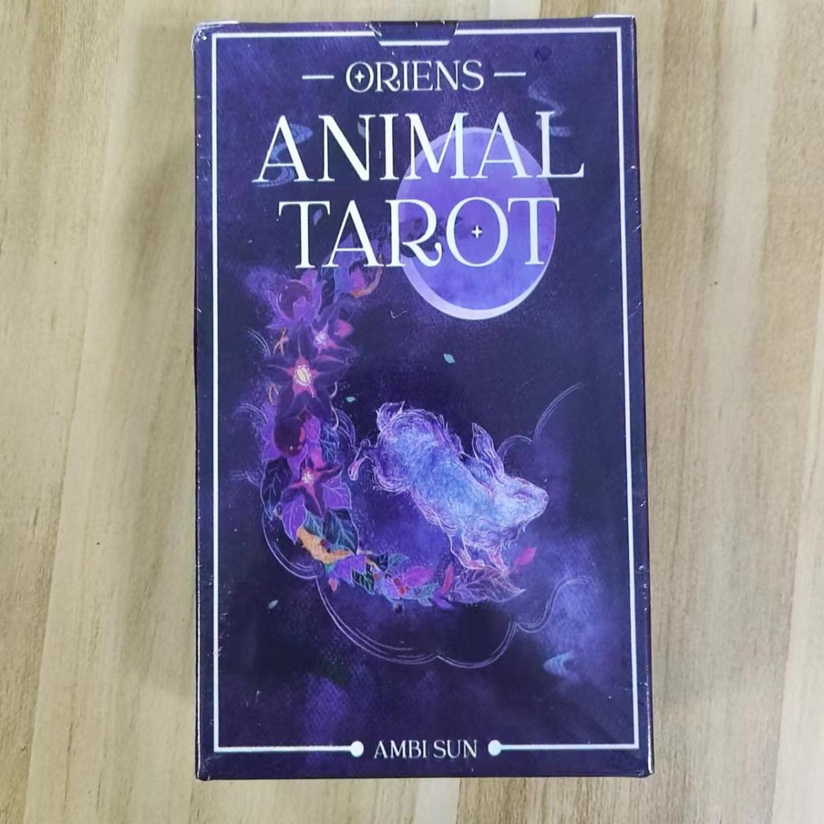 Tarot Cards Deck With Guidebook - 오리엔스 동물 타로 카드, 가이드북 포함,