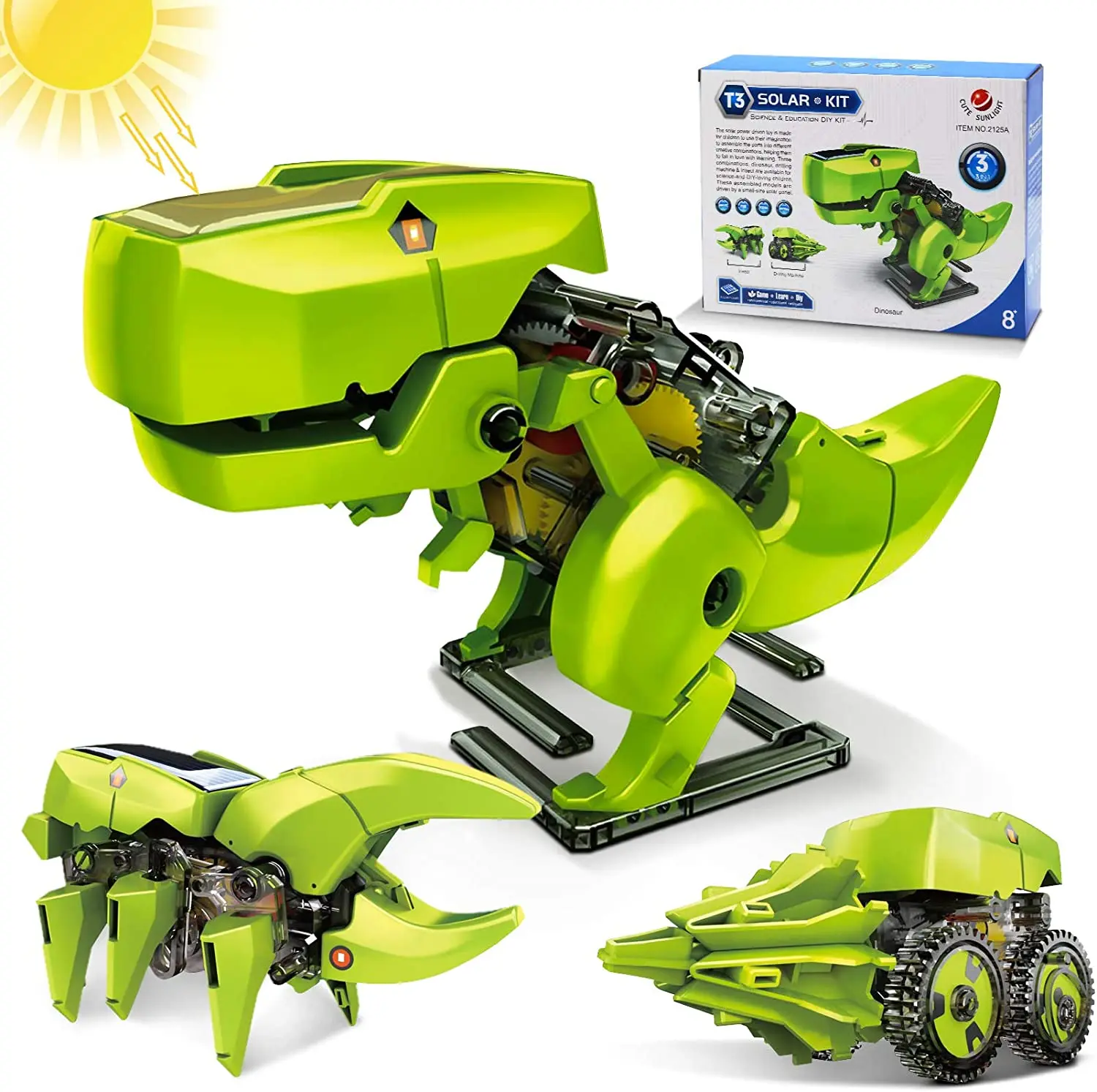 Stem Solar Robot Kit For Kids - 태양 로봇 키트 교육 장난감 STEM