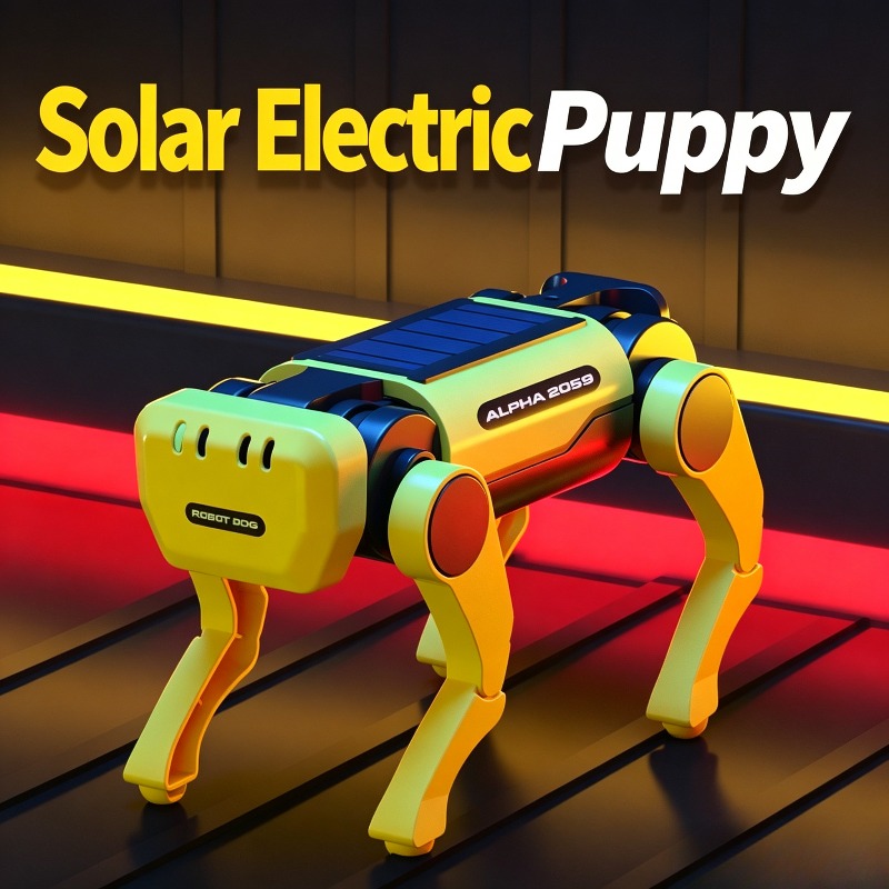 Stem Solar Robot Kit For Kids - DIY 태양열 구동 보행 기계식 개