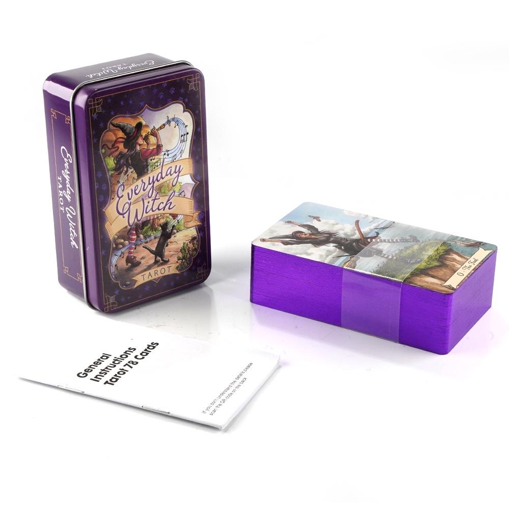 Tarot Cards Deck With Guidebook - 주석 금속 상자 타로 데크, PDF