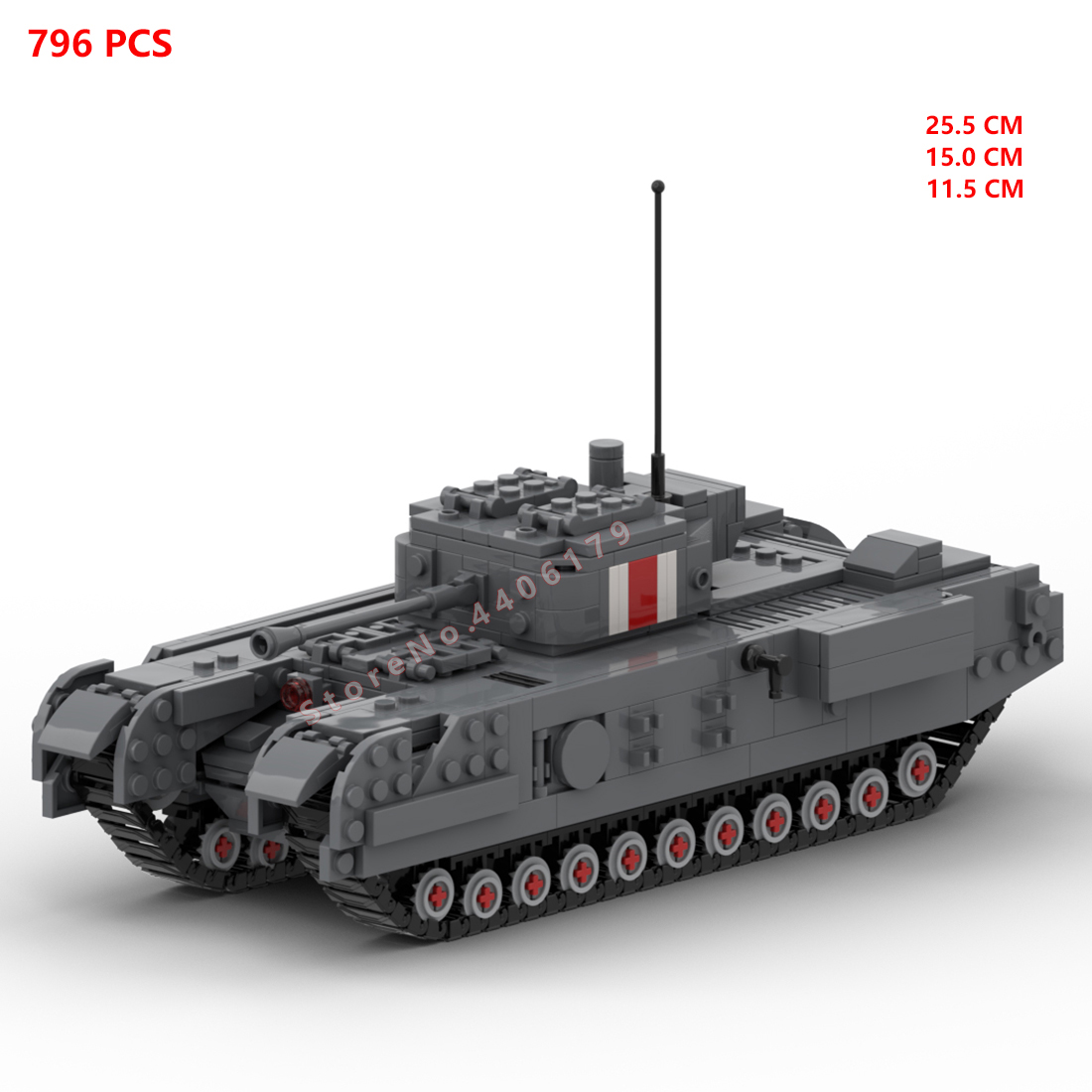 Lego Compatible Military Tank - 인기 군사 2 차 세계 대전