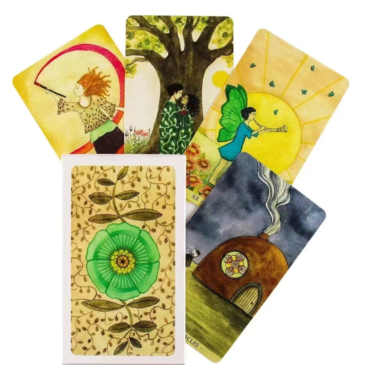 Tarot Cards Deck With Guidebook - 오리지널 타로 카드 내구성 있는 마라