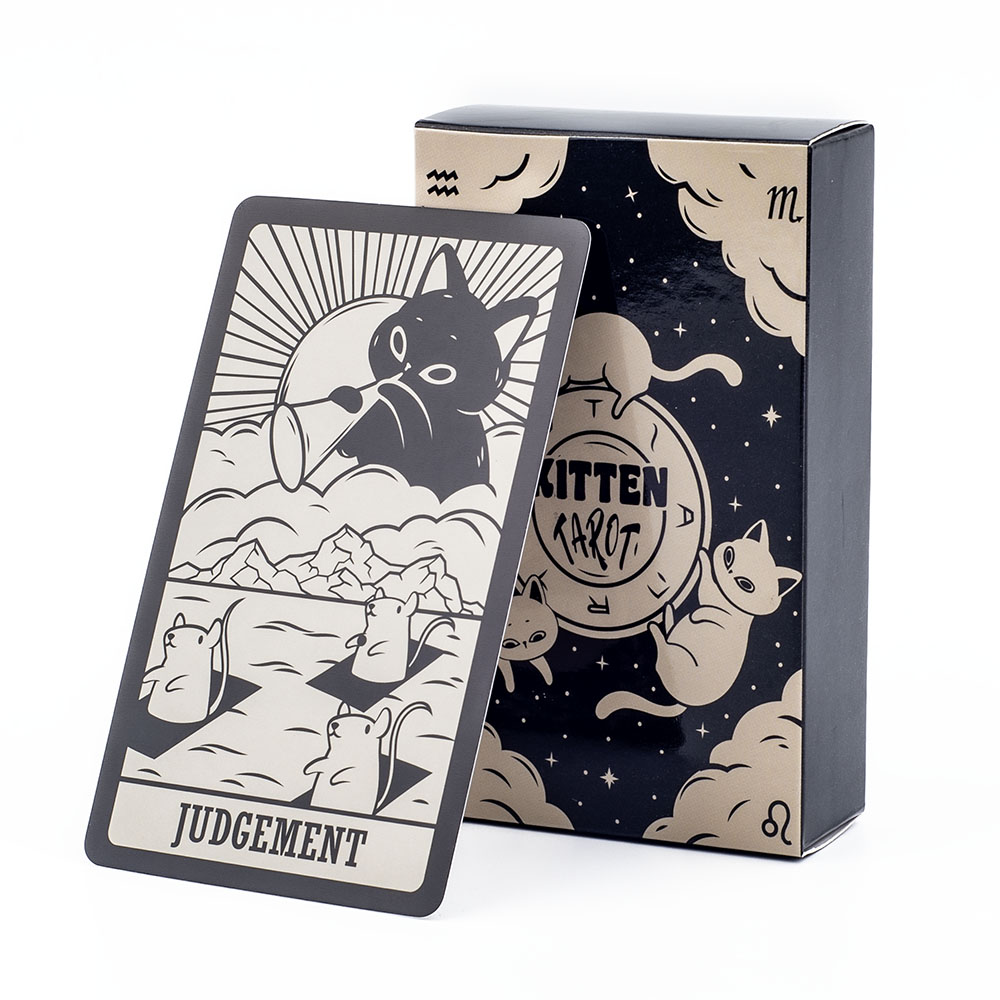 새끼 고양이 타로 데크 78Pcs 초보자를위한 귀여운  - Tarot Cards Deck With Guidebook 리뷰 및 가격