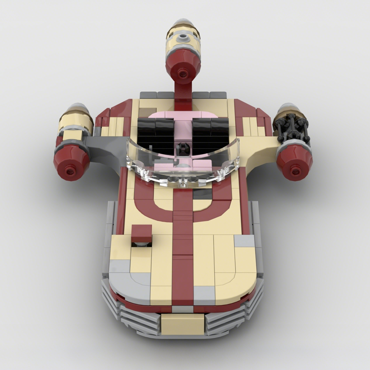 홈 데코 스타쉽 우주선 MOC-랜드스피더 X-34 전투 - Building Blocks 리뷰 및 가격