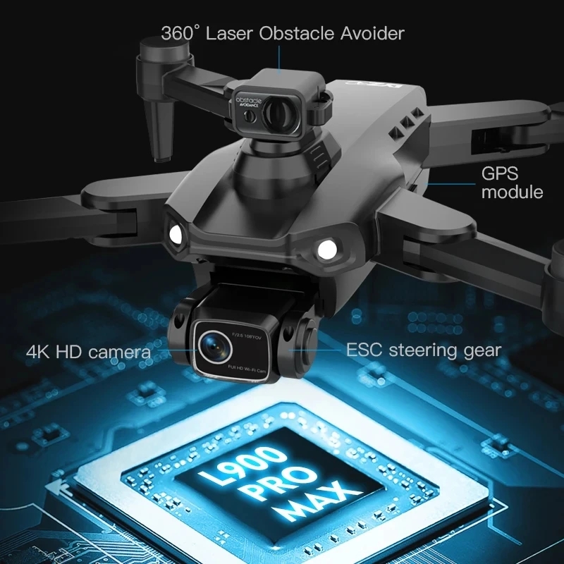 L900 Pro MAX GPS 드론 4K 전문 HD 듀 - Fpv Brushless Rc Drone 4K 리뷰 및 가격
