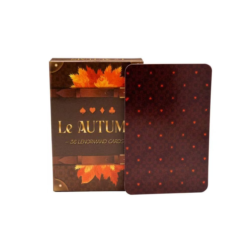 Le Autumn Lenormand 카드 9*6cm 운 - Tarot Cards Deck With Guidebook 리뷰 및 가격