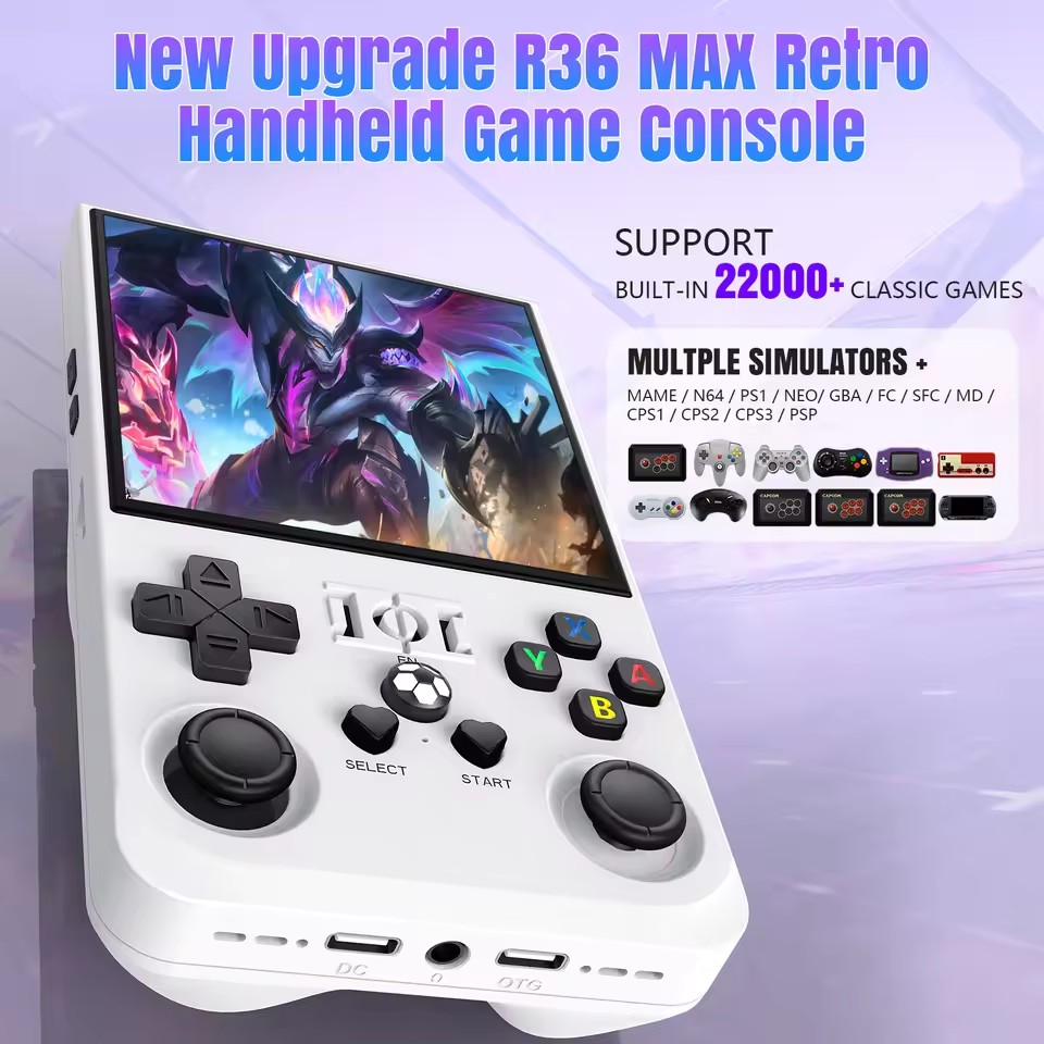 R36MAX 레트로 휴대용 게임 콘솔 R36S 업데이트 - Retro Handheld Game Console R36S 리뷰 및 가격