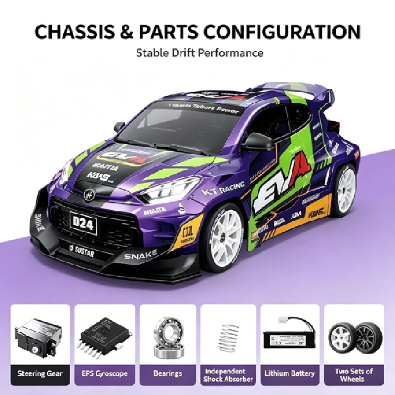 홍싱 뉴 D24 1/24 스케일 RC 드리프트 카 풀  - Rc Drift Car 1 24 Scale 4Wd 리뷰 및 가격