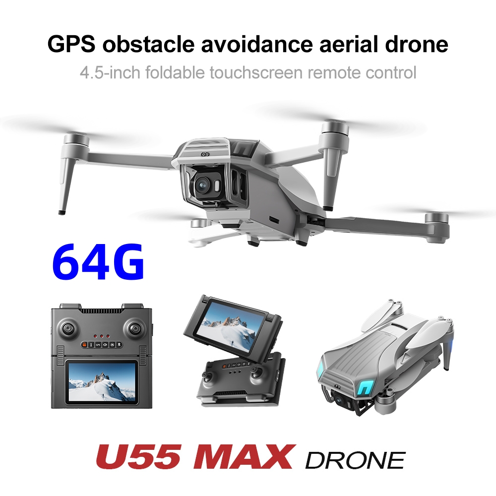 NCZOBOE U55 드론 전문가용 HD 카메라 GPS - Fpv Brushless Rc Drone 4K 리뷰 및 가격