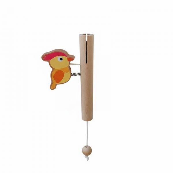 유아용 목재 놀이판 - 끈을 당겨 새를 쳐서 놀이하는  - Montessori Wooden Busy Board Toddler 리뷰 및 가격