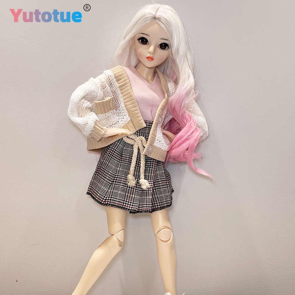 YUTOTUE 24 인치 높이 소녀 인형 풀 세트 탈착 - Bjd Doll 1 6 Full Set With Clothes 리뷰 및 가격