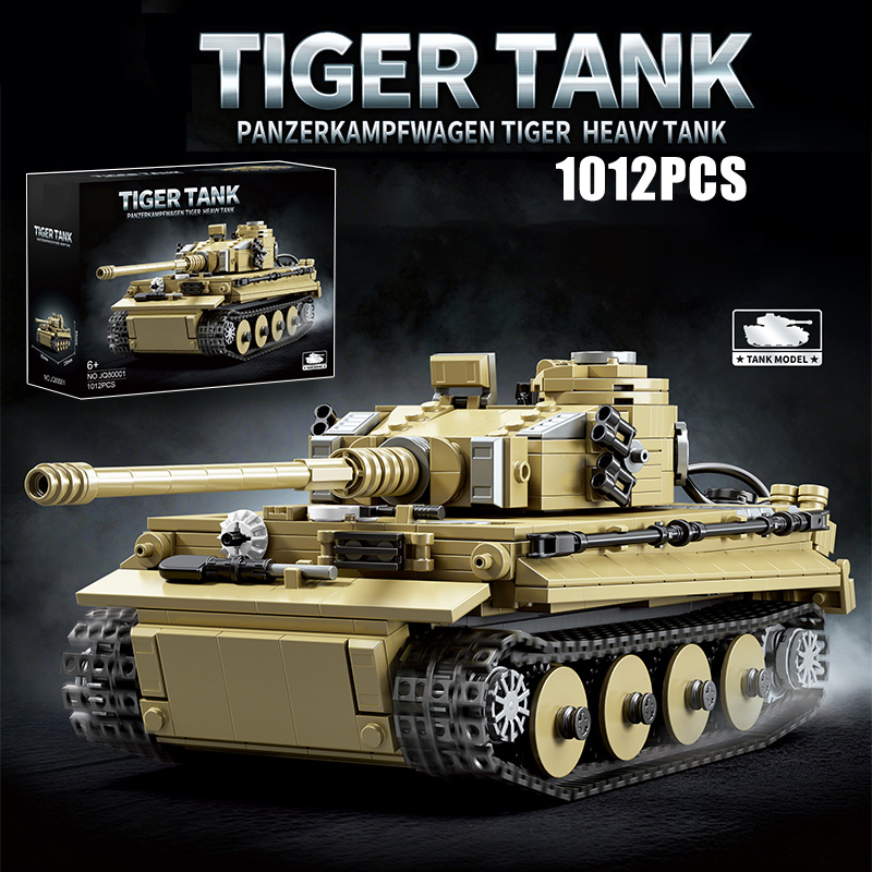 군사용 1000피스 독일 타이거 중전차 모델 빌딩 블록 - Lego Compatible Military Tank 리뷰 및 가격