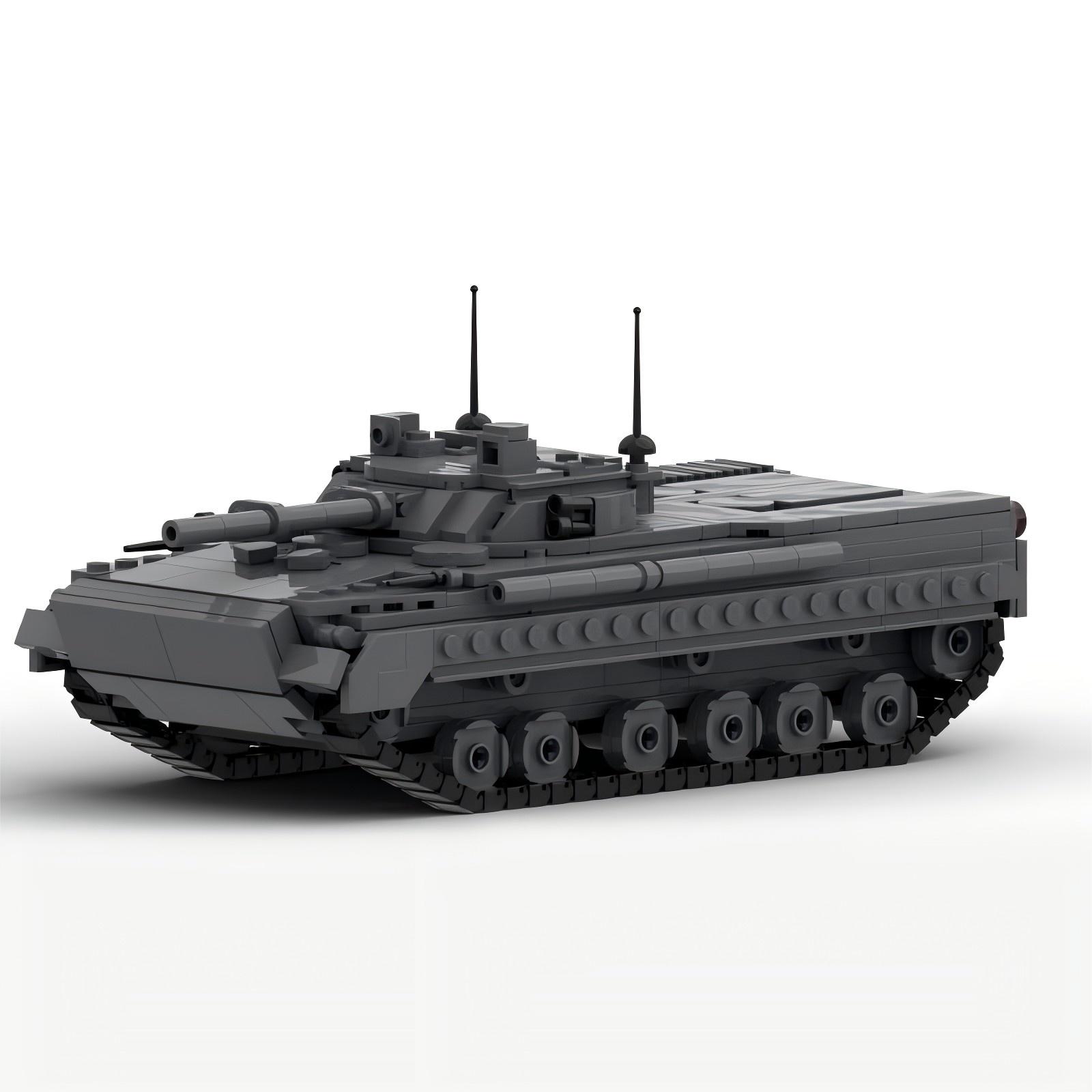 군사 전쟁 시리즈 육군 트랙 장갑차 빌딩 블록 MOC  - Lego Compatible Military Tank 리뷰 및 가격