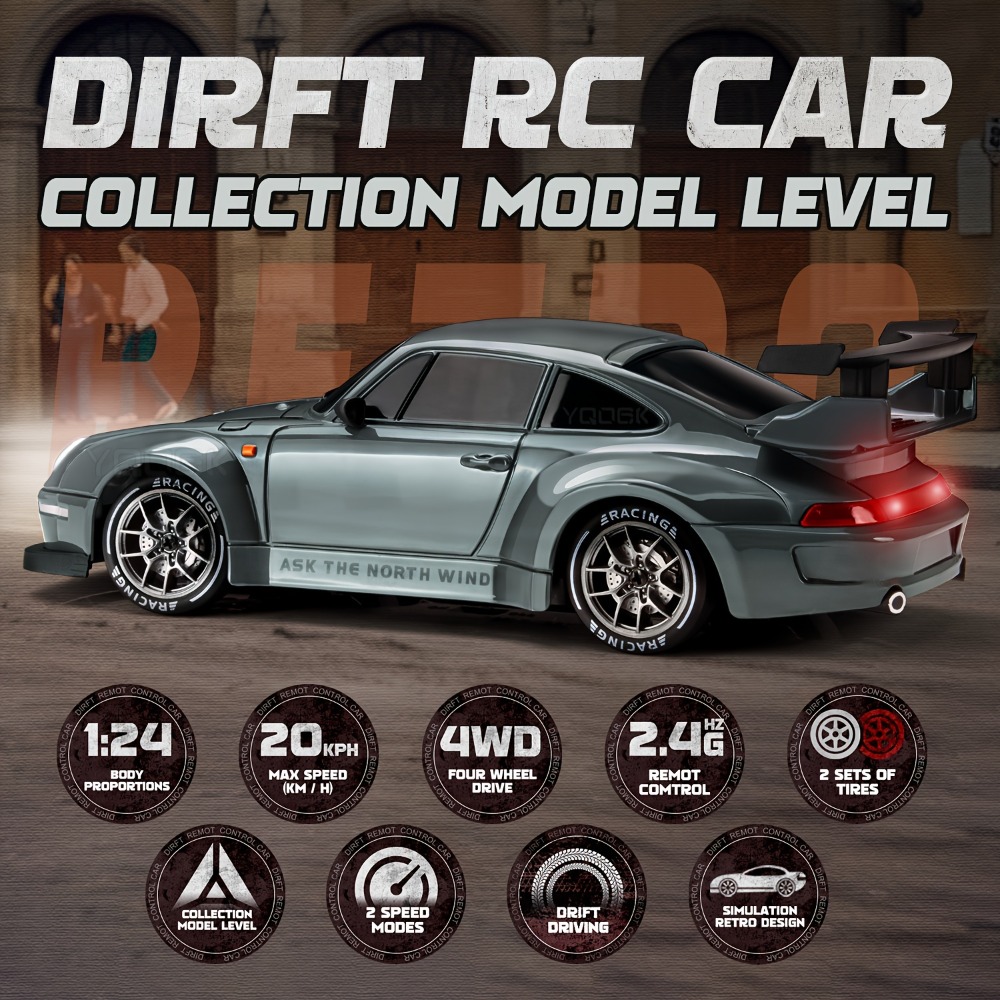 2.4G 리모컨 RC 드리프트 레이싱 1:24 스케일  - Rc Drift Car 1 24 Scale 4Wd 리뷰 및 가격