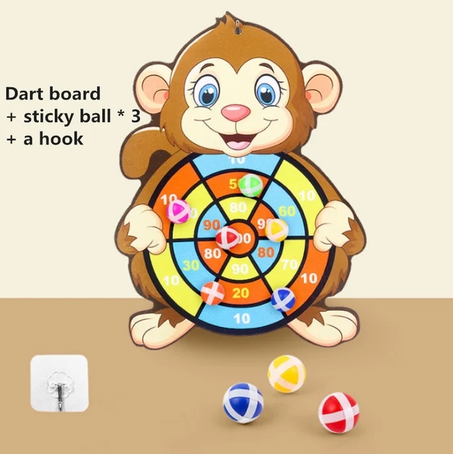 만화 클래식 교육용 야외 파티용 다트판 실내 스티키 볼 - Educational Toys 리뷰 및 가격