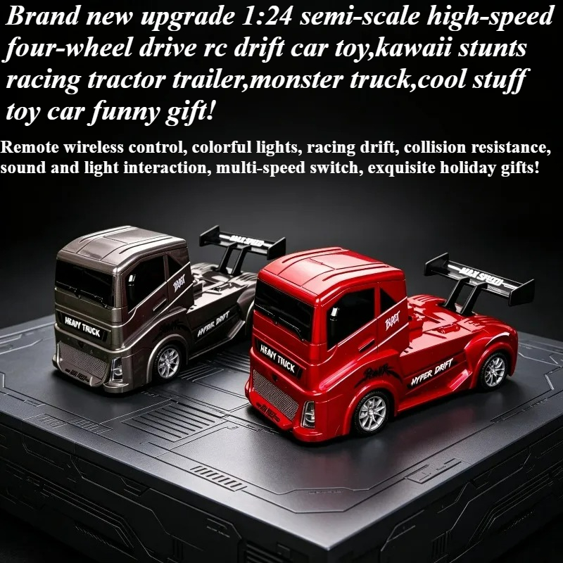 멋진 장난감 자동차 재미있는 선물-핫 1:24 세미 스 - Rc Drift Car 1 24 Scale 4Wd 리뷰 및 가격