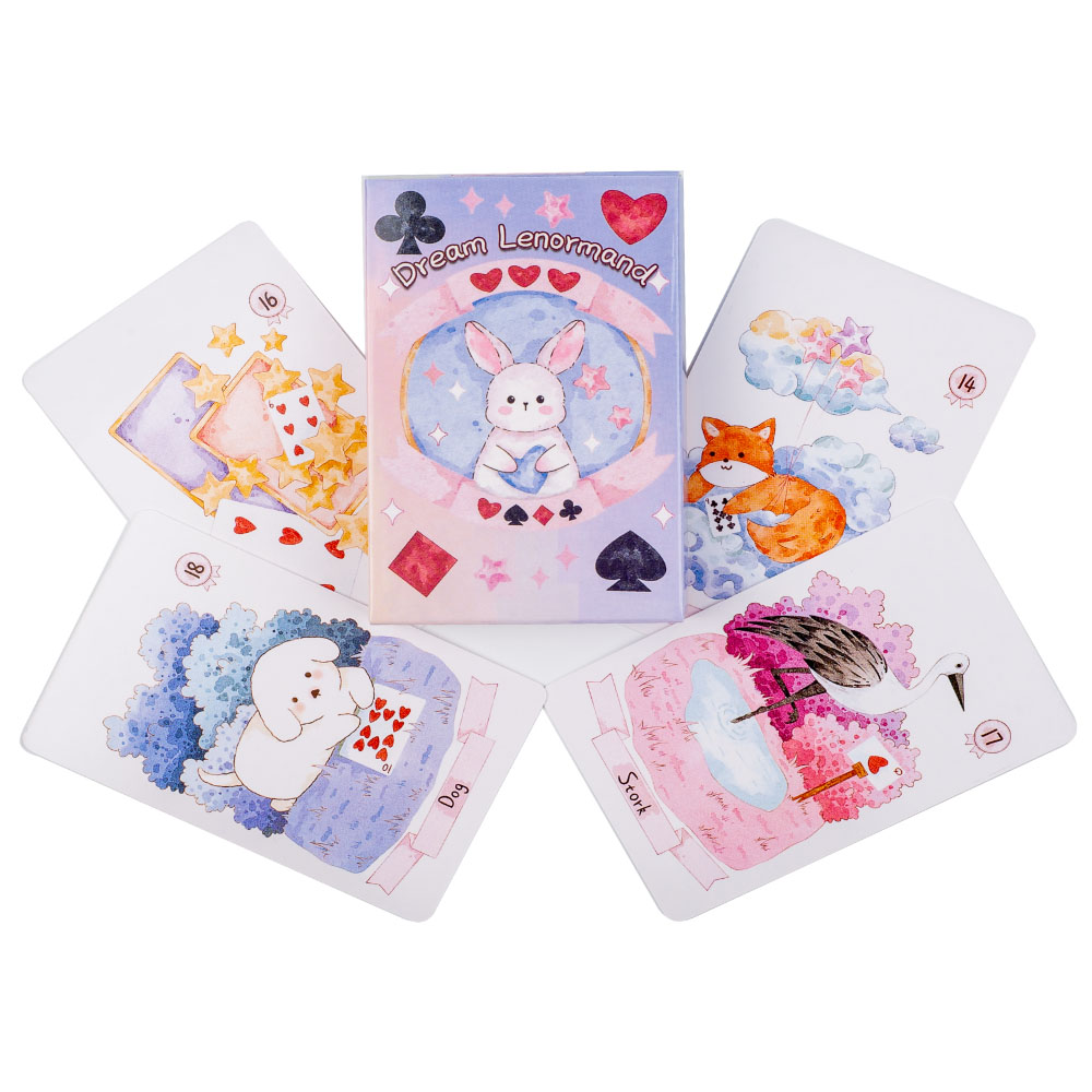 Rana Psychic Dream Lenormand 타 - Tarot Cards Deck With Guidebook 리뷰 및 가격