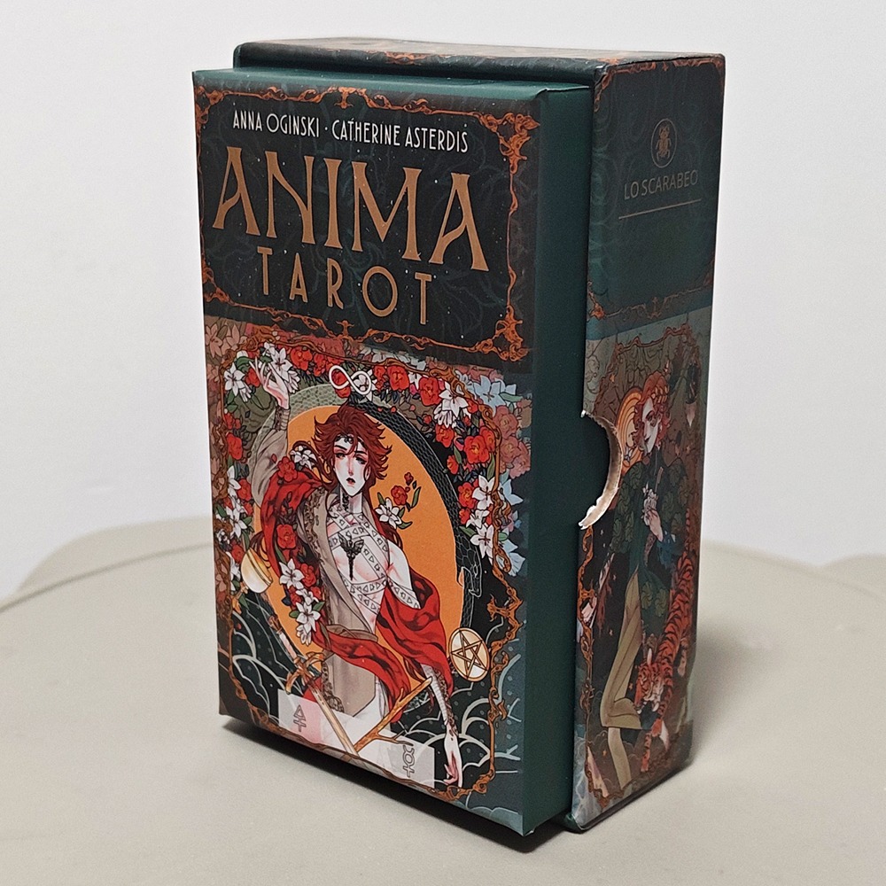 화려한 애니메이션 스타일 일러스트로 이중 엠보싱 처리된 - Tarot Cards Deck With Guidebook 리뷰 및 가격