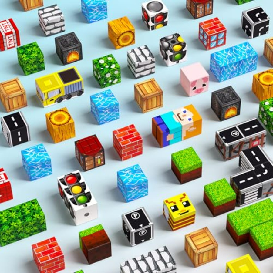 100개 자석 블록, 0.8인치 자석 조립 큐브 세트  - Magnetic Building Tiles Set 100Pcs 리뷰 및 가격