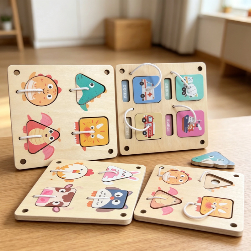 몬테소리 나무 놀이판 DIY 액세서리 감각 활동 인지  - Montessori Wooden Busy Board Toddler 리뷰 및 가격