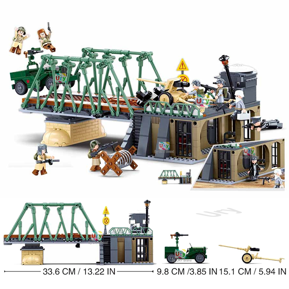 슬루반 밀리터리 마우스 타이거 킹 중형 전차, 도시 전 - Lego Compatible Military Tank 리뷰 및 가격