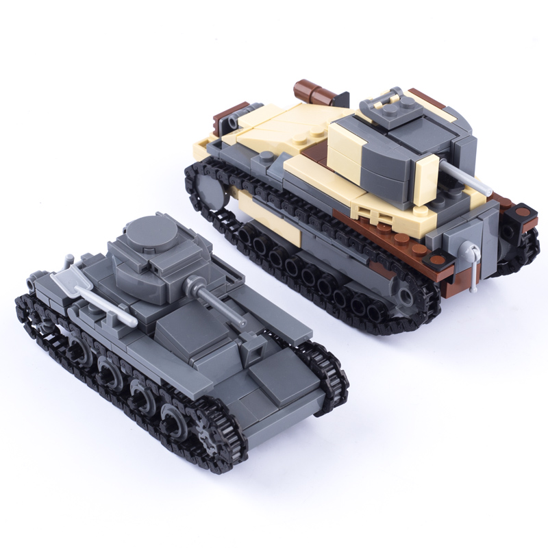 WW2 일본 군사 탱크 빌딩 블록 군인 인물 육군 자동 - Lego Compatible Military Tank 리뷰 및 가격