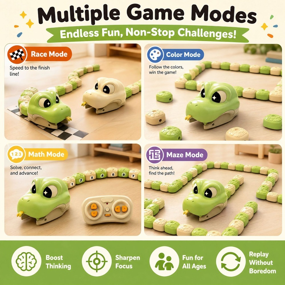 리모컨으로 조종하는 욕심 많은 뱀 자석 부착 장난감 2 - Educational Toys 리뷰 및 가격
