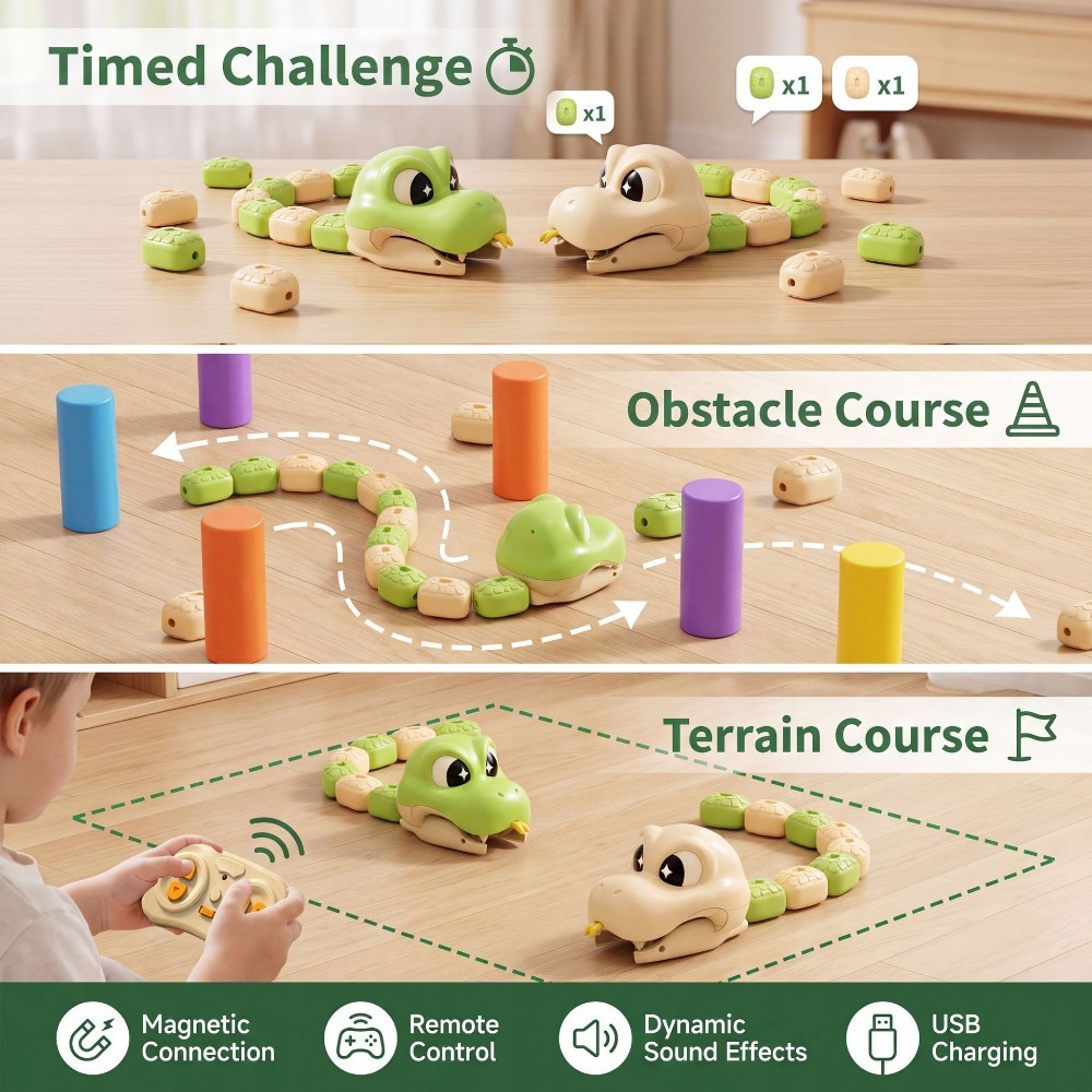 리모컨으로 조종하는 욕심 많은 뱀 자석 부착 장난감 2 - Educational Toys 리뷰 및 가격