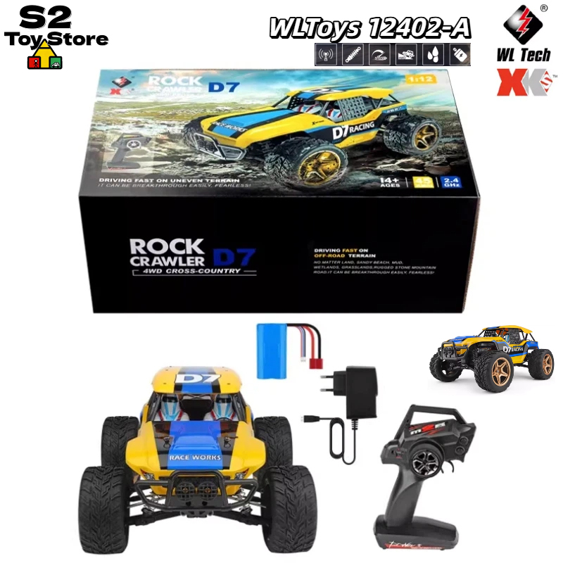 Wltoys 12402-A D7 락 크롤러 4륜 구동  - Rc Drift Car 1 24 Scale 4Wd 리뷰 및 가격