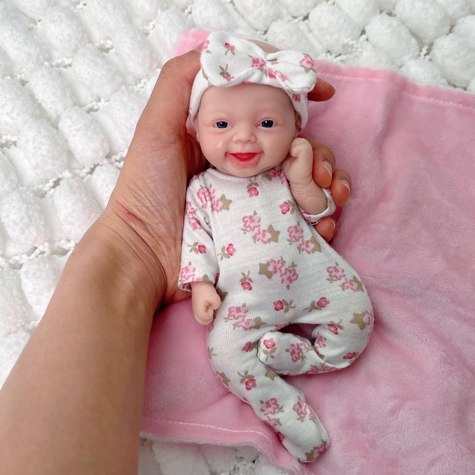 Blrags 다시 태어난 아기 인형 7 인치 소녀 실리 - Reborn Baby Doll Silicone Realistic 리뷰 및 가격