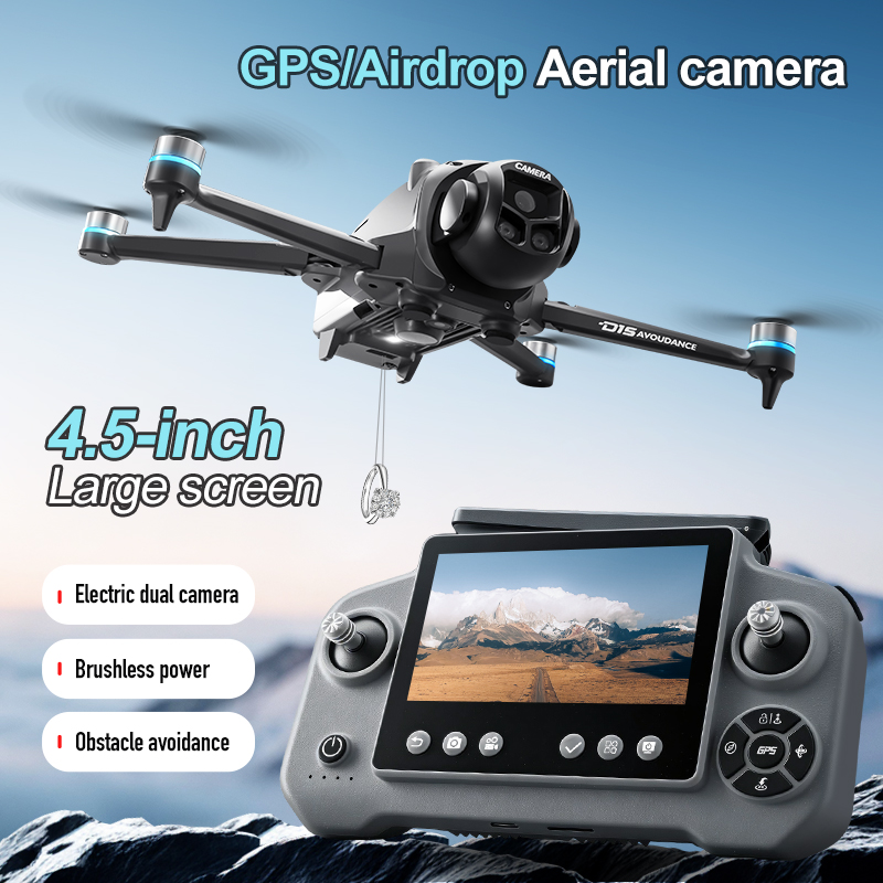 D15 프로페셔널 4K HD 트리플 카메라 드론(브러시 - Fpv Brushless Rc Drone 4K 리뷰 및 가격