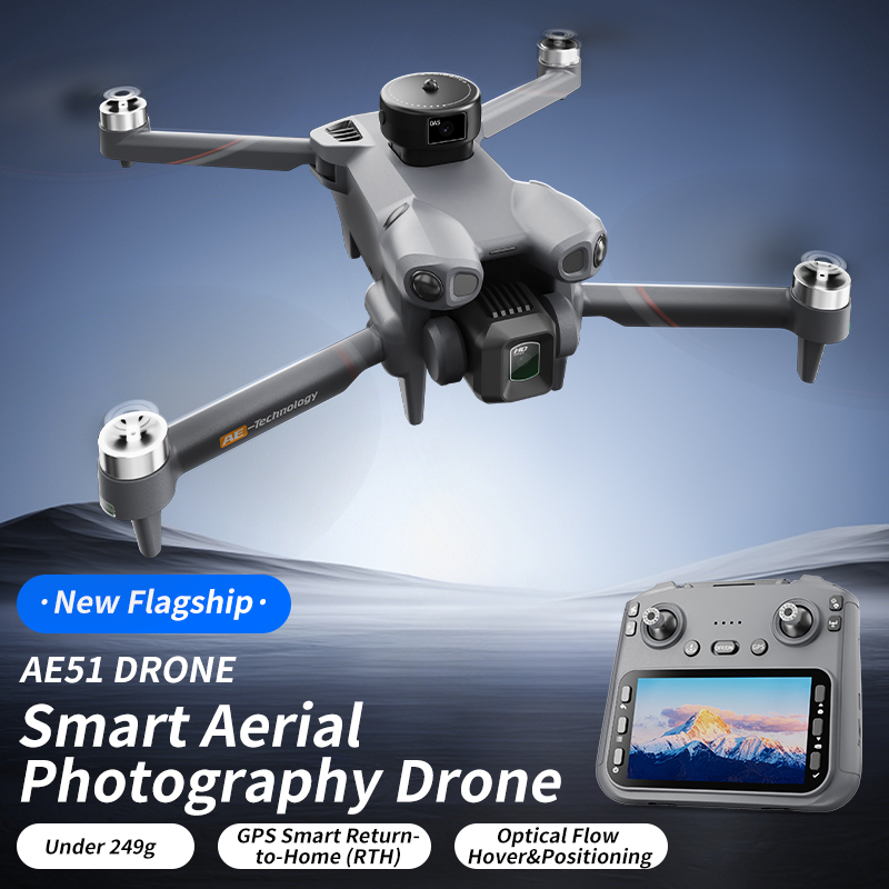 접이식 RC 쿼드콥터 AE51 GPS 드론 4.5인치  - Fpv Brushless Rc Drone 4K 리뷰 및 가격