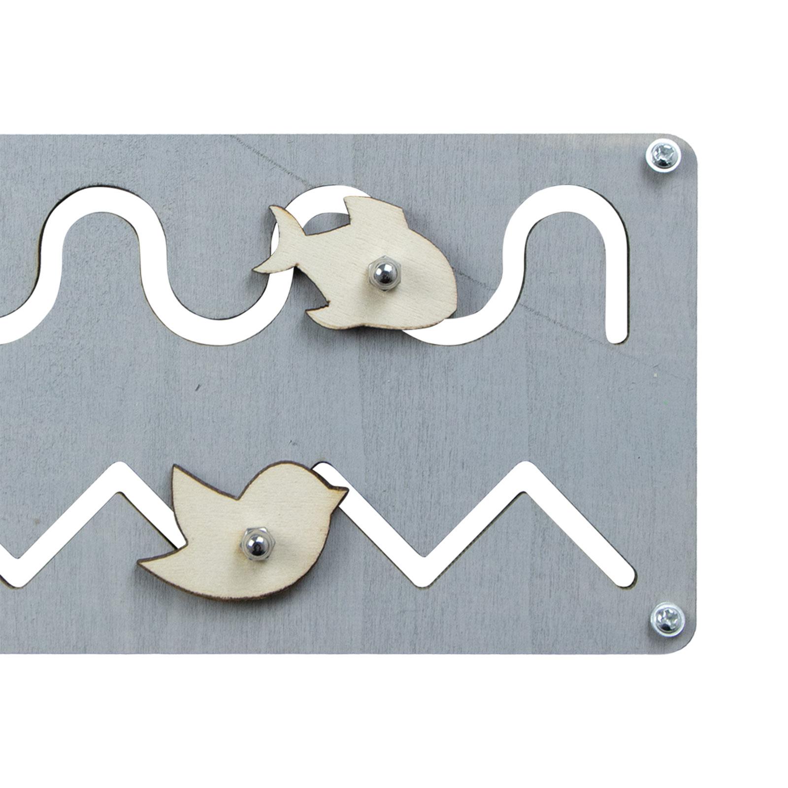 나무로 만든 비지보드 재료 감각 발달 아동 장난감 부품 - Montessori Wooden Busy Board Toddler 리뷰 및 가격